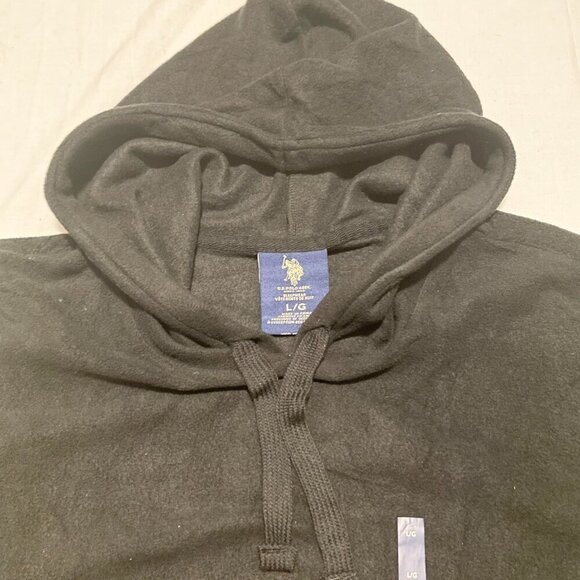 US Polo Assn Sleepwear Fleece Shirt Long Sleeve Mens Large Pullover - Picture 5 of 16